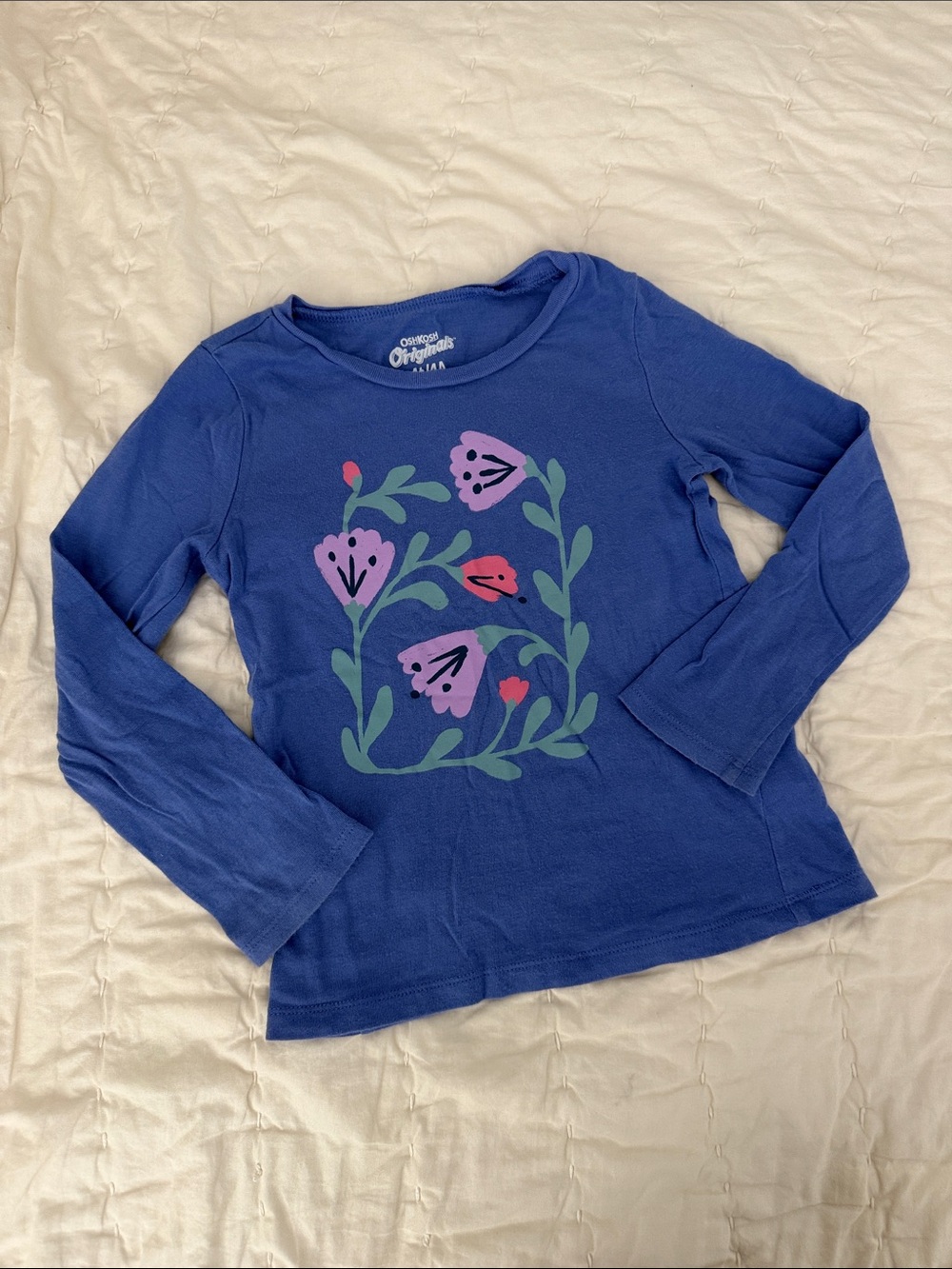 BOGO Osh Kosh - 100% Cotton Long Sleeve Tee, 4T